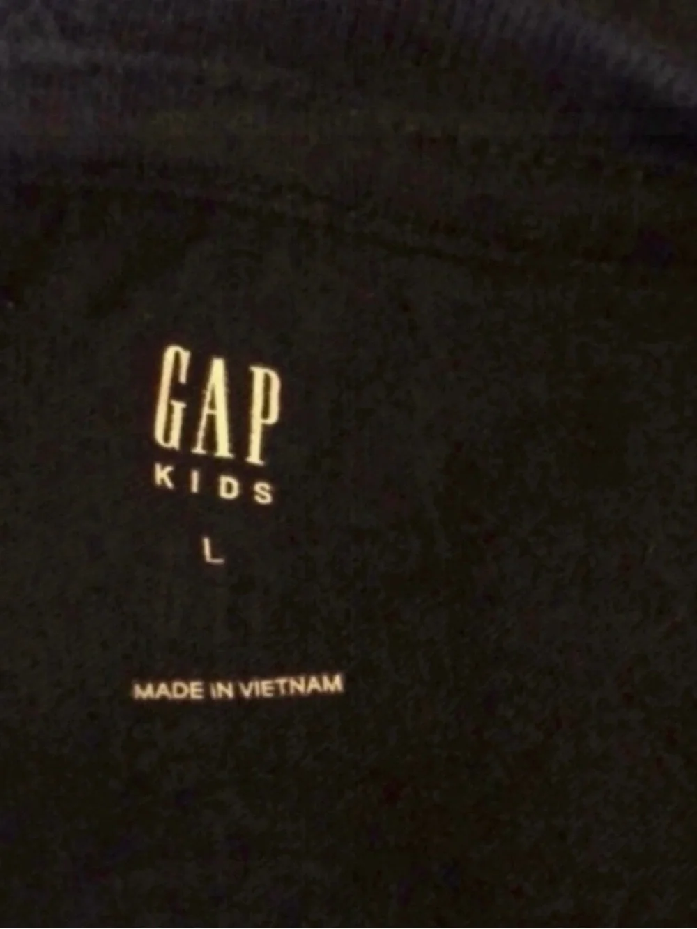 Gap Shirt Kids Dark Blue Short Sleeve Tie Front Graphic Great Day T-Shirt Large